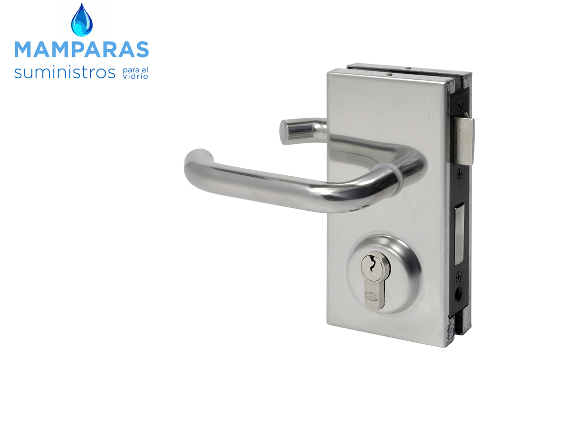 Cerradura para puerta de cristal templado económica, Cerradura