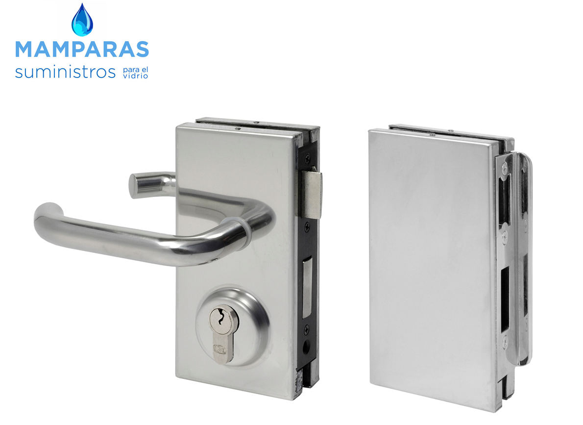 Ocho Búsqueda piano Cerradura para puertas de cristal, cerradura y cerradero para puertas de  cristal , cerradura para puertas de cristal de 10 mm , cerradura y  cerradero para puertas de cristal de 10 mm.