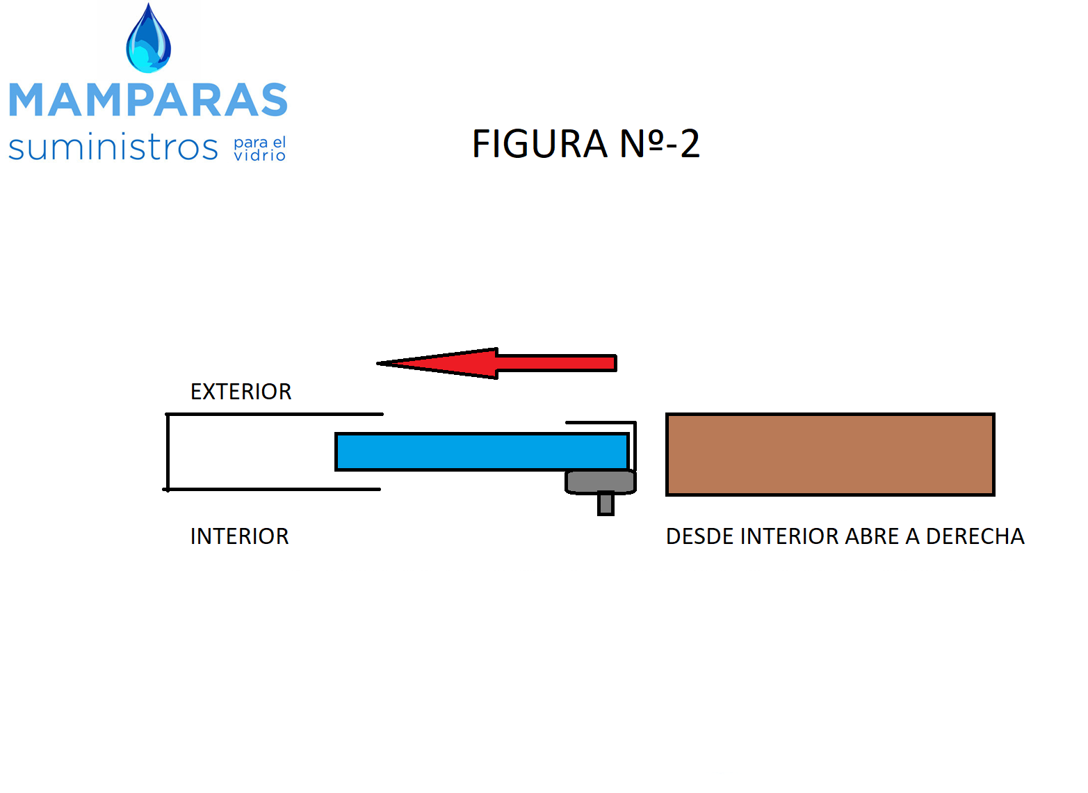 MS45500 CERRADURA PARA PUERTA DE CRISTAL TEMPLADO DE 10 MM SERIE 04