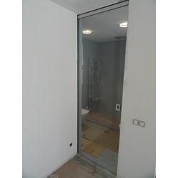 GUIA PARA PUERTA CORREDERA DE CRISTAL