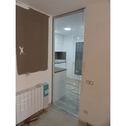 GUIA PARA PUERTA CORREDERA DE CRISTAL