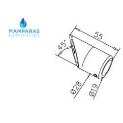BARRA DE REFUERZO EN ESQUINA A 45º
