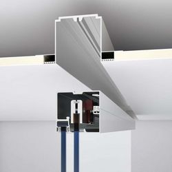 Detalle perfil a falso techo