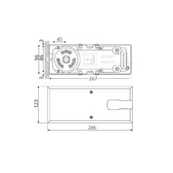 FRENO CIERRAPUERTAS M-60