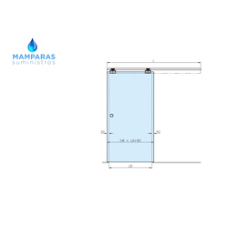 GUIA PARA PUERTA CORREDERA
