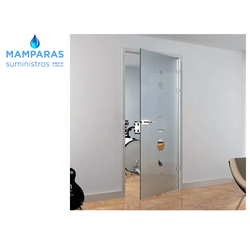 cerradura para puertas de cristal con marco con galce