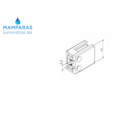 pinzas para cristal,pizas para vidrio,pinzas para baranda