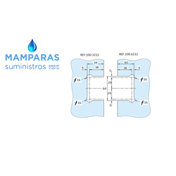 BISAGRA DORADA DOBLE