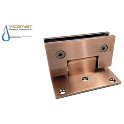 BISAGRA COBRE MATE CEPILLADO