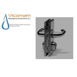 CERRADURA PARA PUERTA DE CRISTAL