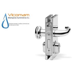 CERRADURA PARA PUERTA DE CRISTAL