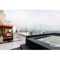 PERIL COMENZA PERFIL U PARA BARANDA DE CRISTAL