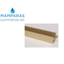 barra refuerzo dorado mate