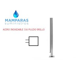 POSTE PARA BARANDA DE CRISTAL