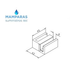 PERFIL GUIA MAMPARA BAÑO