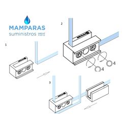PERFIL GUIA MAMPARA BAÑO