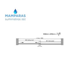 PERFIL GUIA MAMPARA BAÑO