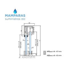 PERFIL GUIA MAMPARA BAÑO