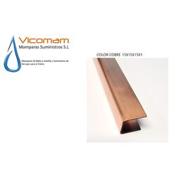 PERFIL U COBRE
 MATE