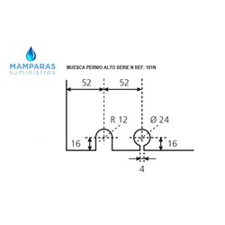 MUESCA PERNIO ALTO SERIE N 101