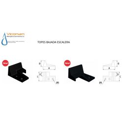 PERIL COMENZA PERFIL U PARA BARANDA DE CRISTAL