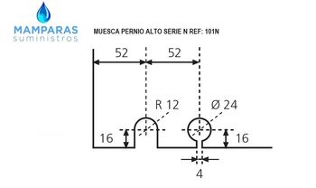 MUESCA PERNIO ALTO SERIE N 101