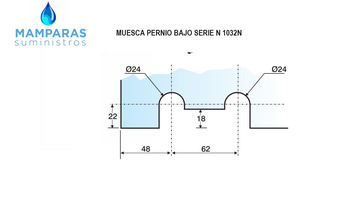 MUESCA PERNIO BAJO SERIE N 1032