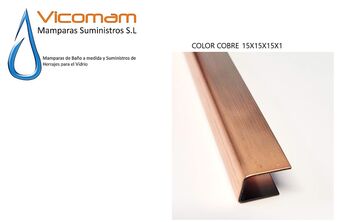 PERFIL U COBRE
 MATE