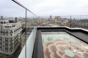 PERIL COMENZA PERFIL U PARA BARANDA DE CRISTAL