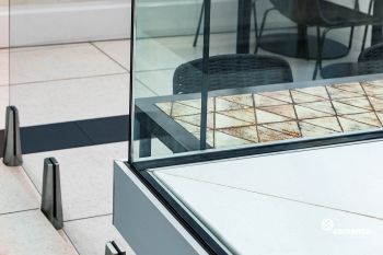 PERIL COMENZA PERFIL U PARA BARANDA DE CRISTAL