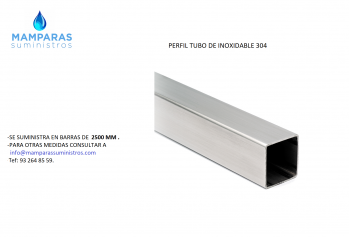 PERFIL TUBO INOX CUADRADO