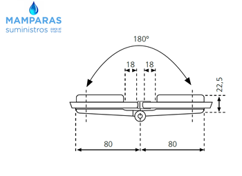 TIRADOR PARA PUERTA DE CRISTAL