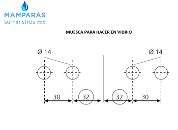 TIRADOR PARA PUERTA DE CRISTAL