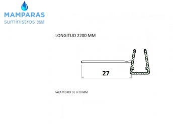 junta  para mampara de baño