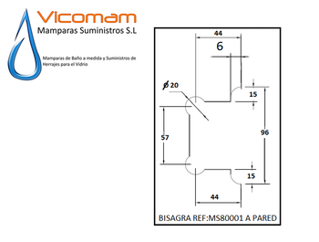 BISAGRA COBRE MATE CEPILLADO