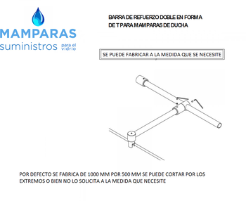 BARRA DE REFUERZO EN FORMA DE T