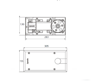 FRENO CIERRAPUERTAS M-25