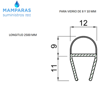 juntas para mampara de baño