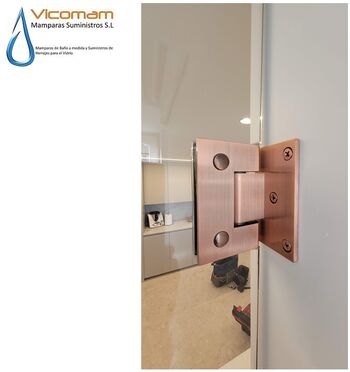 BISAGRA COBRE MATE CEPILLADO